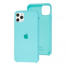 Чехол silicone для iPhone 11 Pro Max case синее море