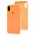 Чехол silicone case для iPhone Xr papaya