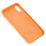 Чехол silicone case для iPhone Xr papaya