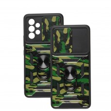 Чехол для Samsung Galaxy A53 (A536) Serge Ring Armor ударопрочный army green