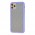 Чохол для iPhone 11 Pro Silicone Weaving світло-фіолетовий