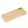 Чохол для iPhone 11 Silicone Weaving рожевий пісок