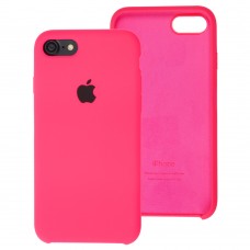 Чехол Silicone для iPhone 7 / 8 / SE20 case shiny pink