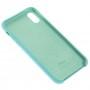 Чохол Silicone для iPhone X / Xs case бірюзовий / turquoise