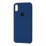 Чохол silicone case для iPhone Xs Max blue cobalt