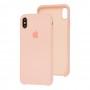 Чохол silicone case для iPhone Xs Max pink sand