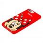 Чохол 3D для iPhone 7 Plus / 8 Plus Disney Minnie Mouse червоний
