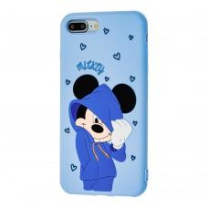 Чехол 3D для iPhone 7 Plus / 8 Plus Disney Mickey Mouse sky blue