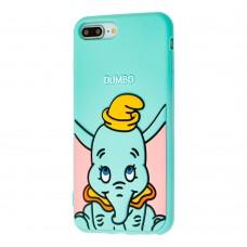 Чохол 3D для iPhone 7 Plus / 8 Plus Disney Dumbo м'ятний
