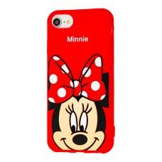 Чехол 3D для iPhone 7 / 8 Disney Minnie Mouse красный