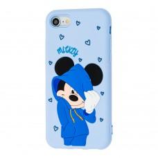 Чехол 3D для iPhone 7 / 8 Disney Mickey Mouse sky blue