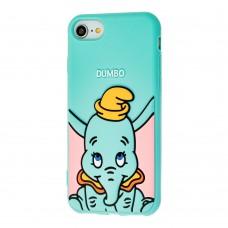Чехол 3D для iPhone 7 / 8 Disney Dumbo мятный