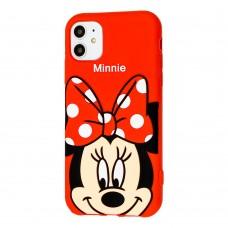 Чехол 3D для iPhone 11 Disney Minnie Mouse красный