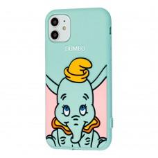 Чохол 3D для iPhone 11 Disney Dumbo м'ятний