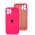 Чехол для iPhone 12 Pro Silicone Slim Full camera bright pink
