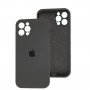 Чехол для iPhone 12 Pro Silicone Slim Full camera charcoal gray