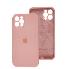 Чехол для iPhone 12 Pro Silicone Slim Full camera pink sand