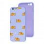 Чохол для iPhone 6 / 6s Wave Fancy sleeping corgi / light purple