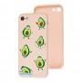 Чохол для iPhone 7 / 8 / SE2 Wave Fancy sports avocado / pink sand