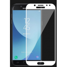 Защитное стекло 3D для Samsung J330 / J3 (2017) белый (OEM)