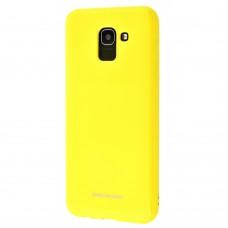Чохол для Samsung Galaxy A6 2018 (A600) Molan Cano Jelly глянець жовтий