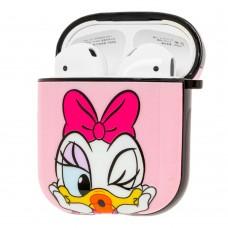 Чехол для AirPods Young Style Daisy Duck розовый
