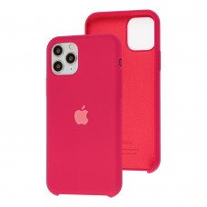Чехол Silicone для iPhone 11 Pro case красная роза