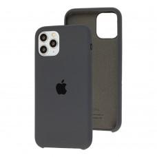 Чехол Silicone для iPhone 11 Pro case "темно-серый"