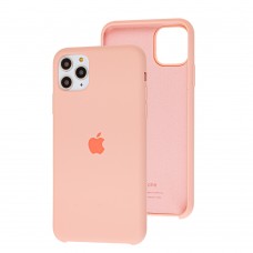 Чехол silicone для iPhone 11 Pro Max case розовый песок
