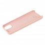 Чехол silicone для iPhone 11 Pro Max case розовый песок