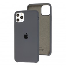 Чехол silicone для iPhone 11 Pro Max case Max dark gray