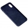 Чехол silicone case для iPhone Xr темно-синий
