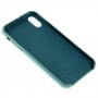 Чехол silicone case для iPhone Xr pine green