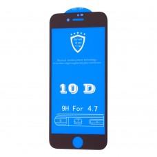 Защитное 10D стекло для iPhone 7 / 8 Full Screen черное (ОЕМ)
