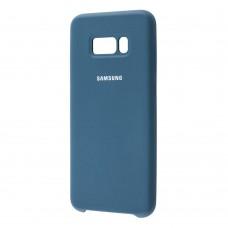 Чехол для Samsung Galaxy S8 Plus (G955) Silky Soft Touch синий