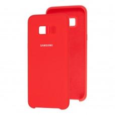 Чехол для Samsung Galaxy S8 Plus (G955) Silky Soft Touch красный