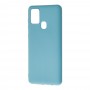 Чохол для Samsung Galaxy A21s (A217) Candy синій / powder blue