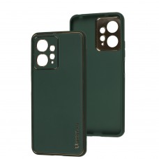 Чехол для Xiaomi Redmi Note 12 4G Leather Xshield army green