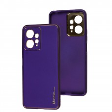 Чехол для Xiaomi Redmi Note 12 4G Leather Xshield ultra violet