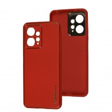 Чехол для Xiaomi Redmi Note 12 4G Leather Xshield red