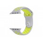 Ремешок для Apple Watch Sport Nike+ 38mm / 40mm серо-лимонный