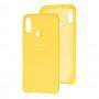 Чехол для Samsung Galaxy A10s (A107) Silky Soft Touch "желтый"