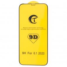 Защитное 9D стекло для iPhone 12 / 12 Pro (6,1") черное