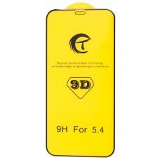 Защитное 9D стекло для iPhone 12 mini (5.4") черное