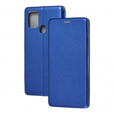 Чехол книжка Premium для Samsung Galaxy A21s (A217) синий