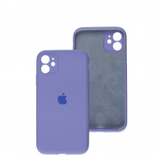 Чехол для iPhone 11 Silicone Slim Full camera lilac