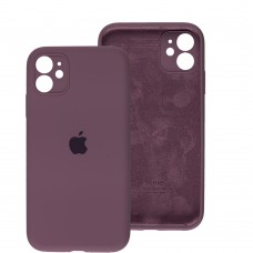 Чехол для iPhone 11 Silicone Slim Full camera lilac pride
