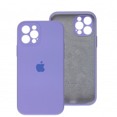 Чехол для iPhone 12 Pro Silicone Slim Full camera lilac