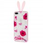 Чохол для iPhone 7 Plus / 8 Plus Blood of Jelly Rabbit ears "kiss day"