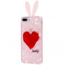Чехол для iPhone 7 Plus / 8 Plus Blood of Jelly Rabbit ears "lovely"